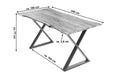 #naturfarben #240x100 #x-gestelledelstahl