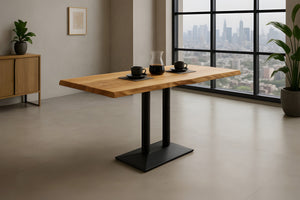 #mangonaturfarben #120x60 #säulen-gestellschwarz