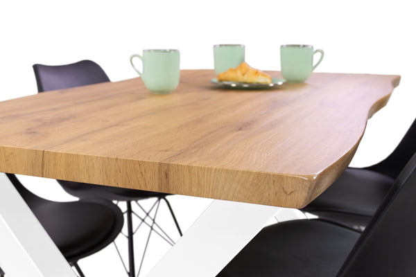 #wildeichenfarben #140x80 #x-gestellweiß