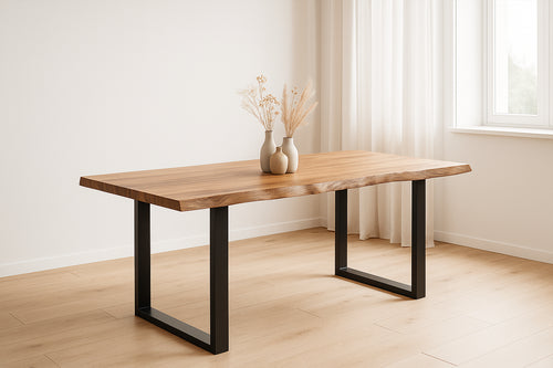 #naturfarben #140x80 #u-gestellschwarz
