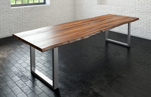 #nussbaumfarben #320x100 #u-gestellsilber