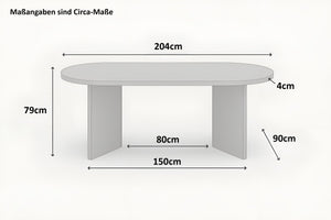 #holzschwarze-optik #204x90