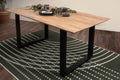 #naturfarben #220x100 #u-gestellschwarz