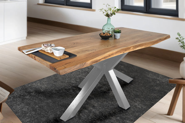 #naturfarben #240x100 #spider-gestellsilber