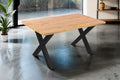 #wildeichenfarben #160x85 #x-gestellschwarz