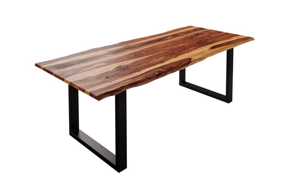 #naturfarbenlackiert #220x100 #u-gestellschwarz