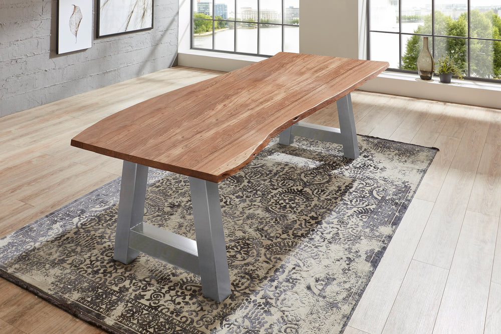 #naturfarben #180x90 #a-gestellsilber