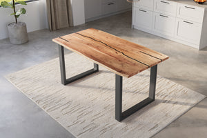 #naturfarben #160x85 #u-gestellschwarz