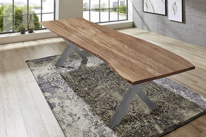 #naturfarben #280x100 #x-gestellsilber