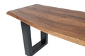 #nussbaumfarben #120cm #u-gestellschwarz