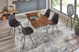 #nussbaumfarben #160x85 #vierfuß-gestell