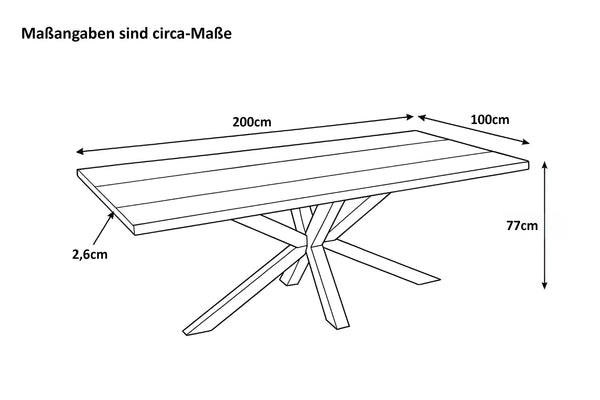 #200x100 #spider-gestellschwarz