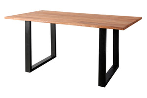 #sheeshamteakfarben #220x100 #u-gestellschwarz