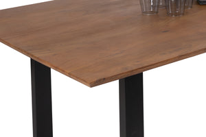 #nussbaumfarben #260x100 #u-gestellschwarz
