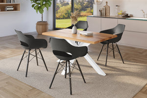 #holzwildeiche-optik #120x80 #spider-gestellweiß