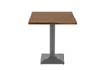 #nussbaumfarben #60x60 #säulen-gestelleckigsilber