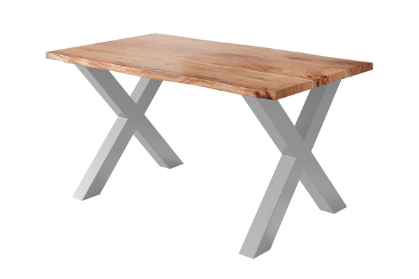 #naturfarben #140x80 #x-gestellsilber