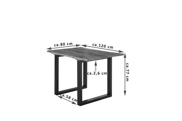 #nussbaumfarben #160x85 #u-gestellschwarz