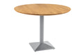 #akazienaturfarben #100x100 #säulen-gestelleckigsilber