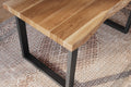 #akazienaturfarben #140x80 #u-gestellschwarz