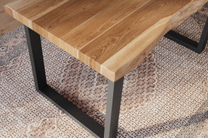 #akazienaturfarben #140x80 #u-gestellschwarz