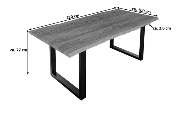 #stonefarben #220x100 #u-gestellschwarz