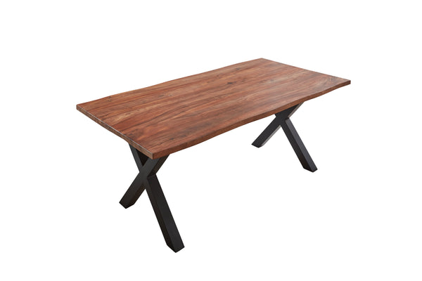 #sheeshamteakfarben #220x100 #x-gestellschwarz