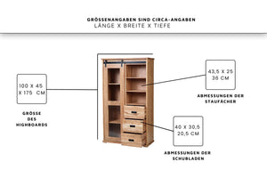 #100cm #highboard