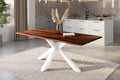 #nussbaumfarben #240x100 #spider-gestellweiß
