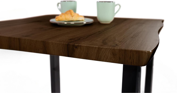 #holznussbaum-optik #schalenstuhlschwarz