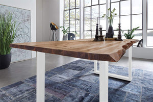 #naturfarben #220x100 #u-gestellweiß