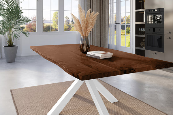 #nussbaumfarben #200x100 #spider-gestellweiß