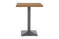 #akazienaturfarben #80x60 #säulen-gestelleckigsilber