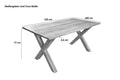 #naturfarben #220x100 #x-gestellholz