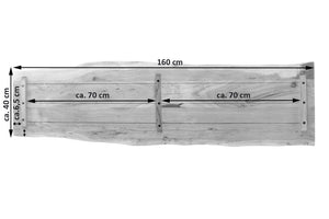 #akazienaturfarben #160x40