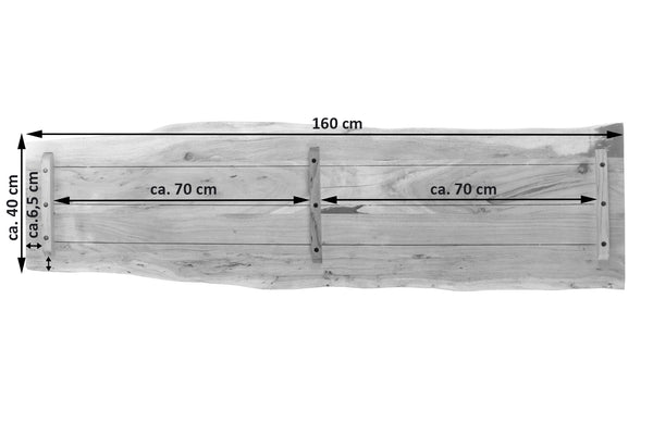 #akazienaturfarben #160x40