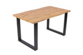 #wildeichenfarben #140x80 #u-gestellschwarz