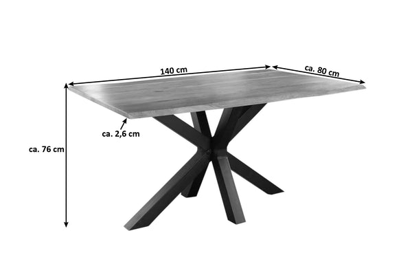 #naturfarben #140x80 #spider-gestellschwarz