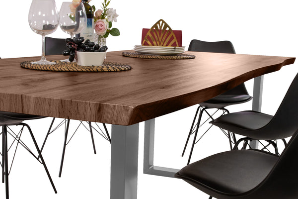 #wildeichenfarben #240x100 #x-gestellschwarz