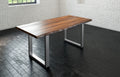 #nussbaumfarben #140x80 #u-gestellsilber