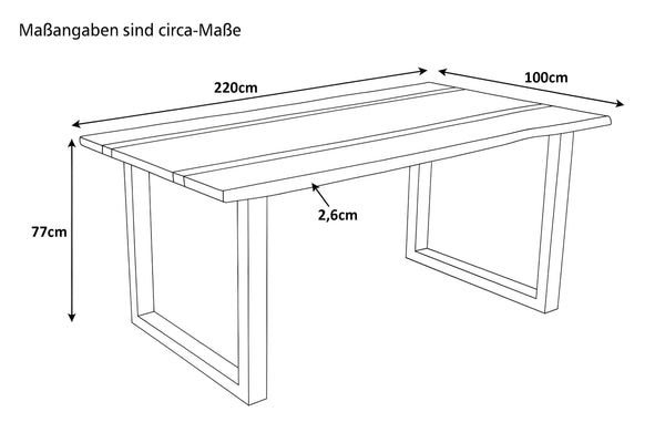 #220x100 #u-gestellschwarz