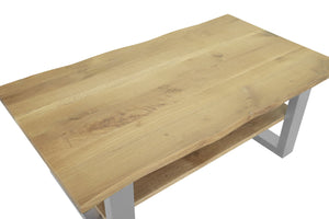 #eichenaturfarbengeölt #115x65 #u-gestellsilber