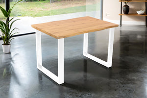 #wildeichenfarben #140x80 #u-gestellweiß