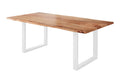 #naturfarben #200x100 #u-gestellweiß