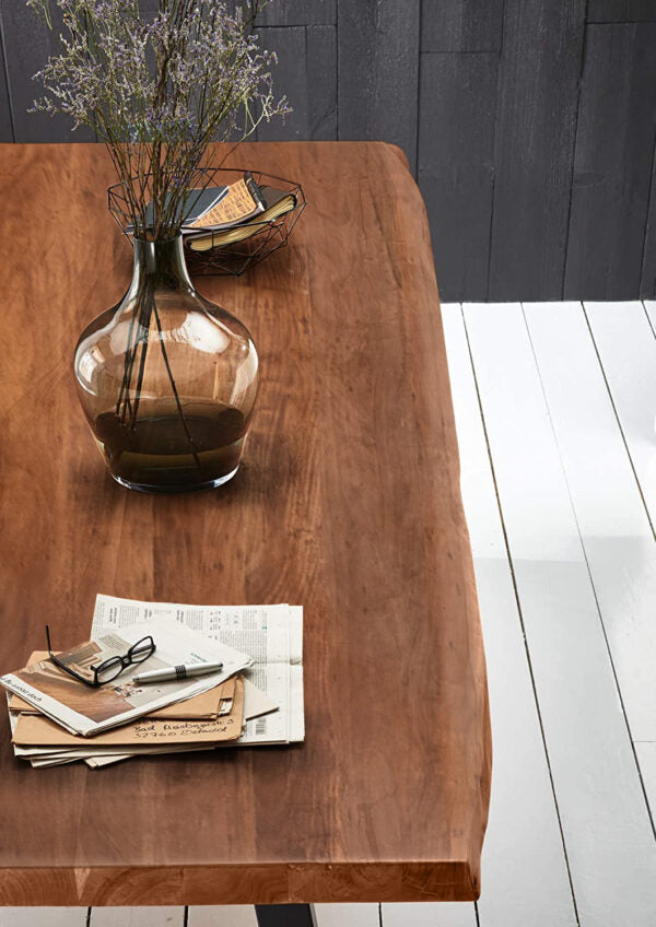 #nussbaumfarben #350x120 #u-gestellschwarz