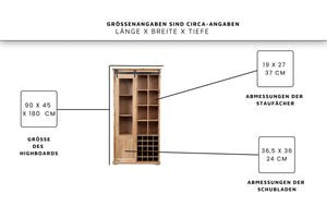 #90x45 #wein-highboard
