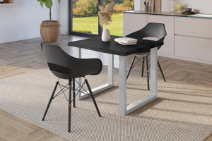 #holzgrau-optik #80x80 #u-gestellsilber