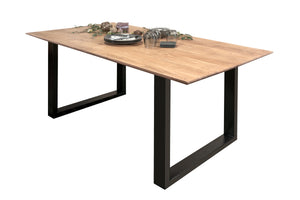 #naturfarben #260x100 #u-gestellschwarz