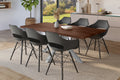 #holznussbaum-optik #180x90 #spider-gestellsilber