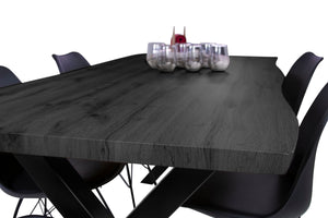 #graufarben #220x100 #x-gestellschwarz